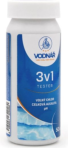3 viename testeris VODNÁŘ – 50 vnt.