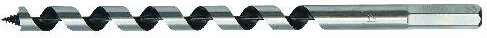 Auger wood drill bit 12 × 300 mm with hex shank