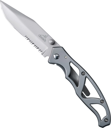 Gerber Paraframe I Serrated pocket knife 7.5 cm all-metal
