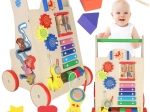 Wooden activity walker 6-in-1