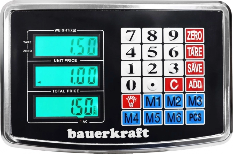 Ryškus LCD ekranas ir intuityvus valdymas