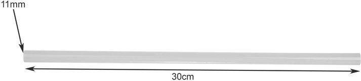 Universalus 11 mm skersmuo ir 30 cm ilgis
