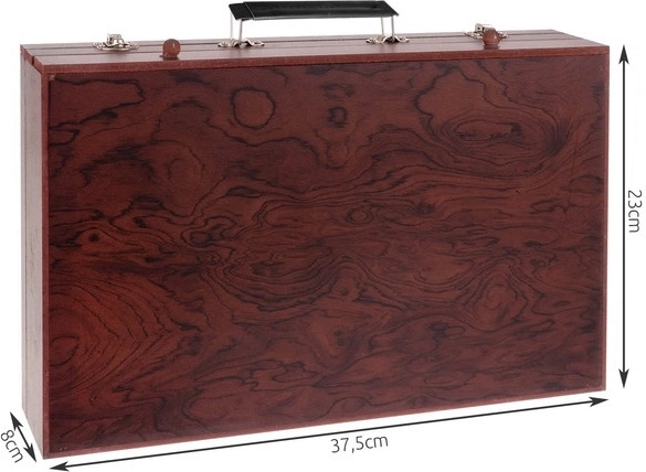 Elegantiškas ir patvarus medinis lagaminėlis