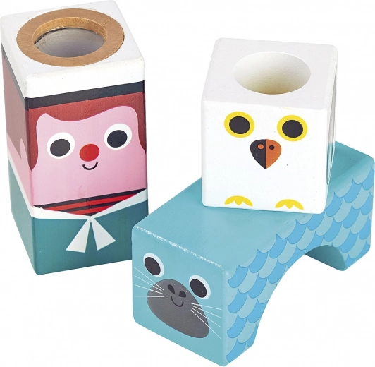 Žaismingos jūros iliustracijos ir viliojančios spalvos