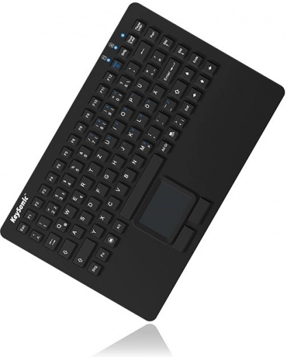 Integruotas touchpadas vietos taupymui