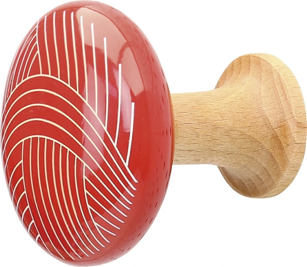 Ornamentinis raudonas dizainas