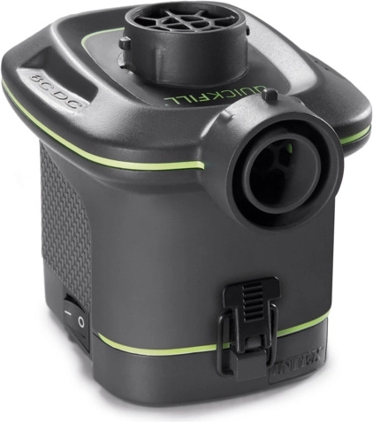 Greitas pripūtimas baterijiniu siurbliu