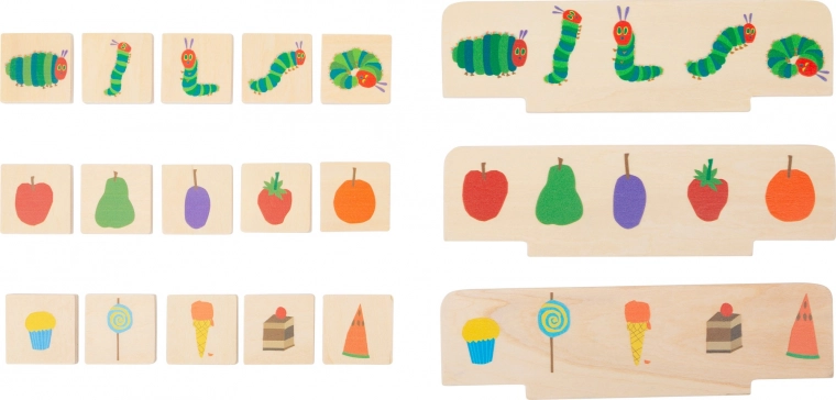 Patrauklus Very Hungry Caterpillar motyvas