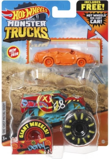 Also includes a 1:64 die-cast car