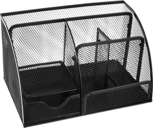 Patvari metalinė tinklinė konstrukcija juodos spalvos