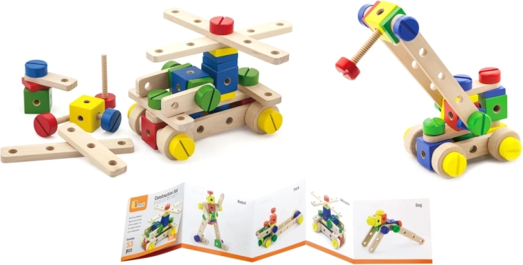 53 spalvotos detalės begalinėms kombinacijoms