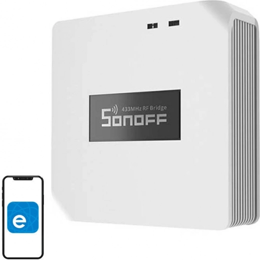 RF 433 MHz sujungimas su Wi‑Fi viename šakotuve