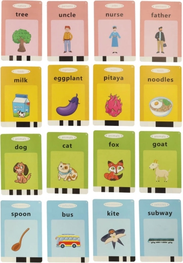 Platus rinkinys: 112 dvišalių kortelių