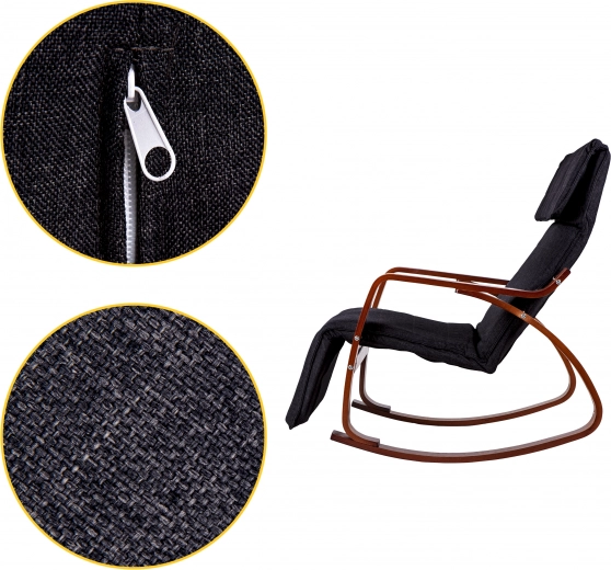 5-step adjustable footrest