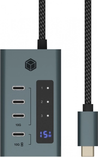 Greita jungtis 4× USB‑C 10 Gb/s