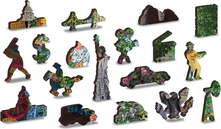 Uniquely shaped pieces like little figurines
