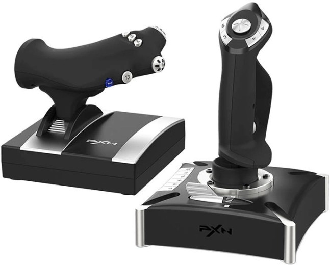 Realistic control with a separate throttle