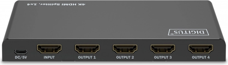 1×4 signal distribution at 4K/60 Hz