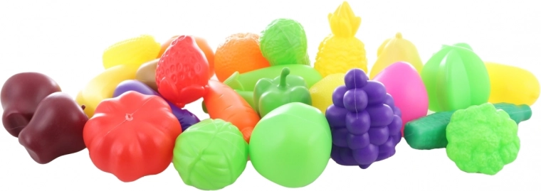 Spalvingi ir patvarūs vaisiai bei daržovės