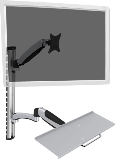 Space for monitor and keyboard