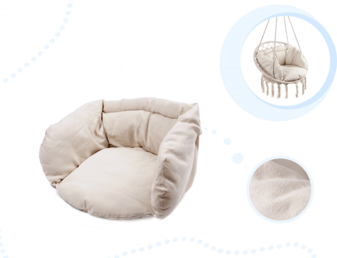 Patogi sėdėjimo vieta su minkštomis pagalvėlėmis