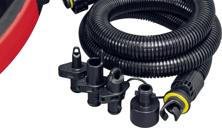 Universal use thanks to 4 nozzles