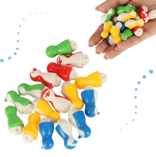 Spalvoti pingvinai mažiems ir dideliems