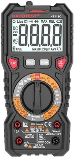 True RMS accuracy and wide measurement range