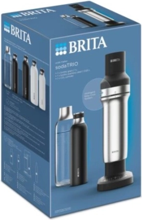 Two premium bottles: glass and stainless steel