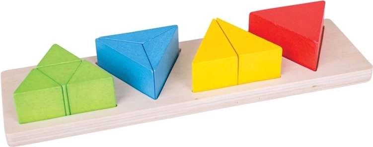 Triangular fractions for playful math learning