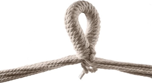 Tvirtos virvės ir paprastas pakabinimas
