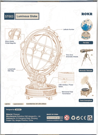 Mechaninis didinamasis stiklas detaliam skaitymui