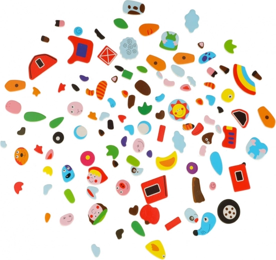 Daugybė magnetinių detalių