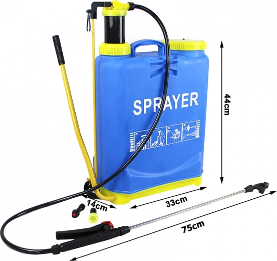 Didelis 16 l bakas ir patogus nešiojimas