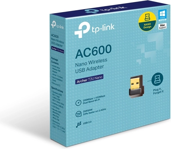 Dual-band AC600 Wi‑Fi for smooth streaming