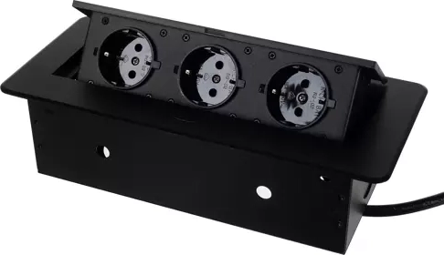 Trys schuko lizdai didelės apkrovos