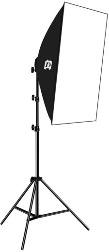 Minkšta ir tolygi šviesa dėl 50 × 70 cm softboxo