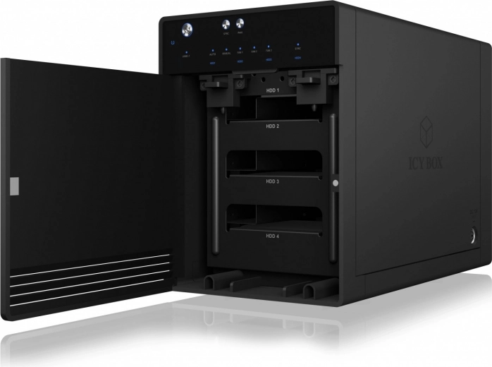 Connect up to 4 drives in one chassis