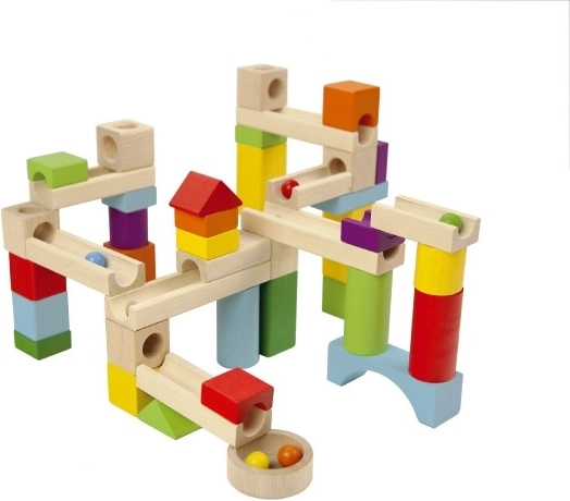 Jaudinanti rutuliukų trasa