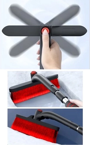 Pasukamas šepetys su minkštais šereliais