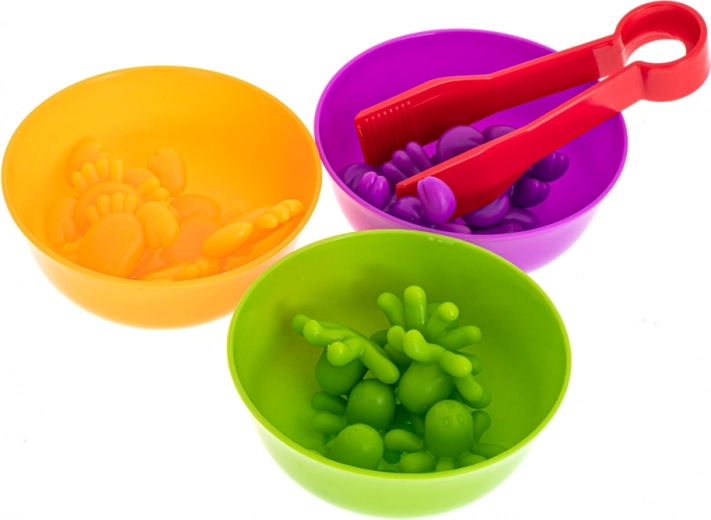 Smulkiosios motorikos lavinimas su pincetais