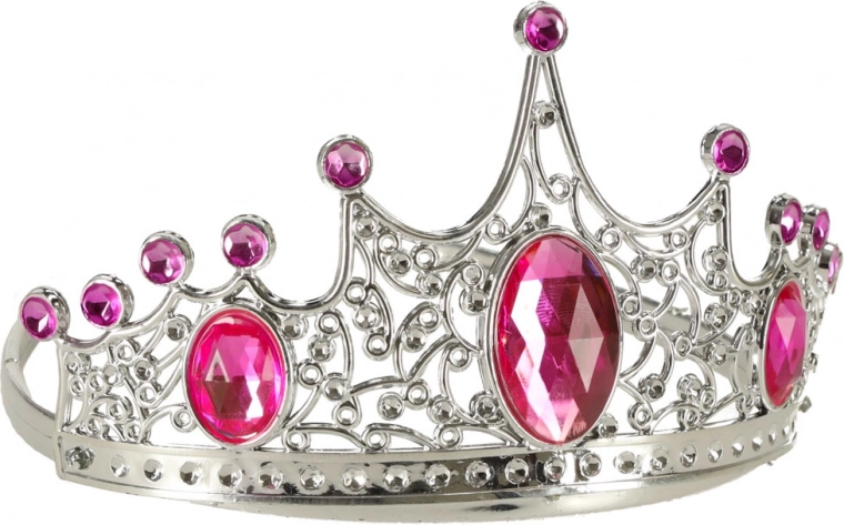 Spindinti karūna ir papuošalai karališkai išvaizdai