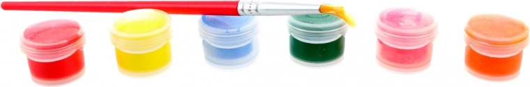 Mess-free painting with bright colors