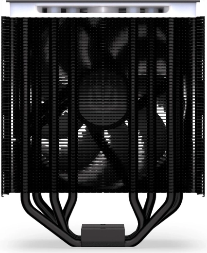 Four direct‑touch heatpipes and asymmetrical heatsink