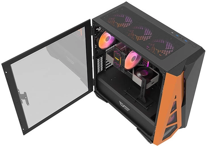 Paruošta galingoms GPU ir tvarkingam kabelių valdymui