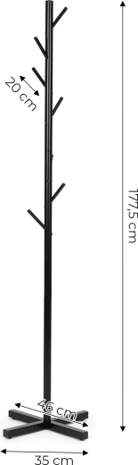 7 kabliukai drabužiams kabinti