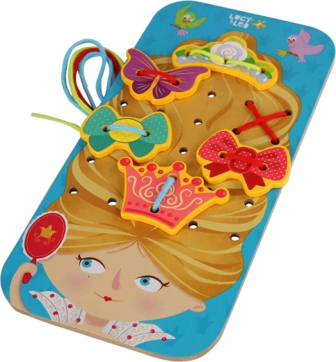 Kūrybiškas princesės plaukų puošimas