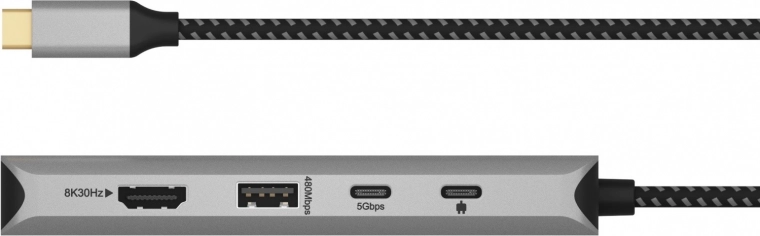 Video up to 8K or dual 4K via 2× HDMI
