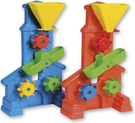 Trys menteliniai ratai ir skirstomasis latakas