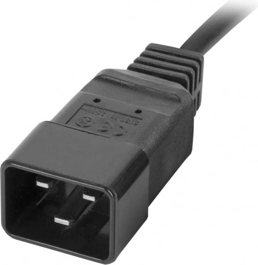 High-quality IEC connectors and secure connection